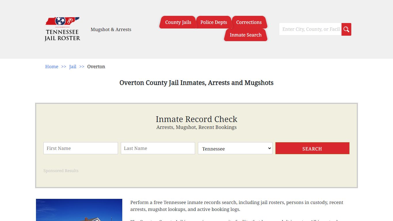 Overton County Jail Inmates, Arrests and Mugshots - Jail Roster Search